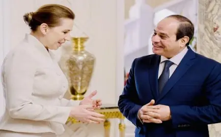قمة بين الرئيس السيسي ورئيسة وزراء الدنمارك اليوم لتعزيز العلاقات في مختلف المجالات