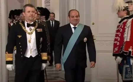 الرئيس السيسي يعرب عن سعادته بكونه أول رئيس مصري يزور كوبنهاجن