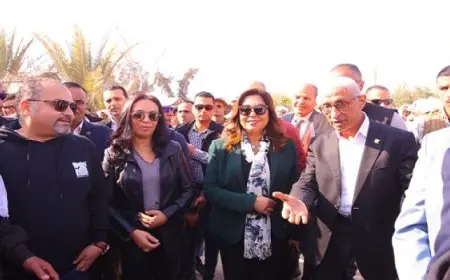وزيرتا التضامن والتنمية المحلية تستهل زيارتهما لشمال سيناء بتفقد قافلة طبية بقرية الروضة