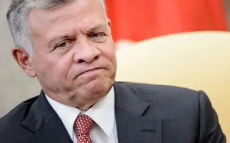 العاهل الأردنى يشدد على ضرورة العمل بشكل حثيث لفرض الاستقرار فى سوريا