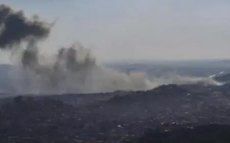 غارات جوية إسرائيلية عنيفة على درعا جنوب سوريا