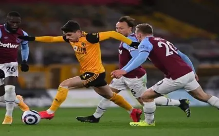 وست هام يستضيف وولفرهامبتون في ختام جولة الدوري الإنجليزي