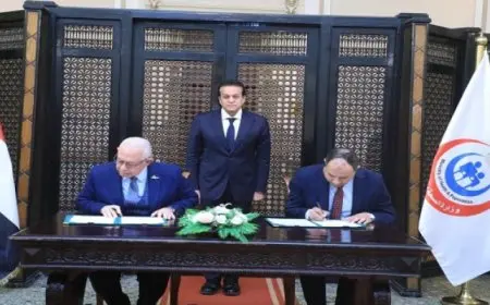 نائب رئيس مجلس الوزراء ووزير الصحة يشهد توقيع بروتوكول تعاون لتقديم الخدمات الطبية لأعضاء 4 نقابات مهنية
