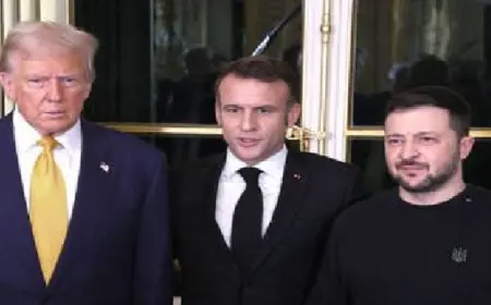 زيلينسكي: ناقشت تجميد الصراع الأوكراني مع ترامب وماكرون