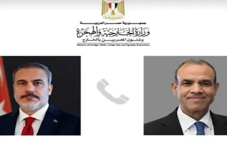 وزير الخارجية يؤكد لنظيره التركي على عناصر الموقف المصري تجاه التطورات الأخيرة في سوريا