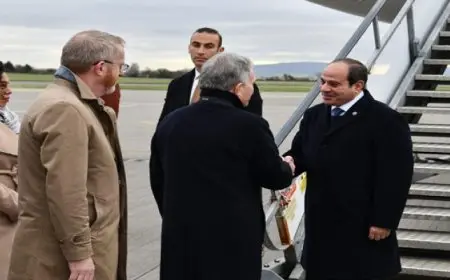 الرئيس السيسي يصل إلى جمهورية أيرلندا في ختام جولته الأوروبية