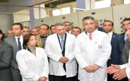 وزير التموين ومحافظ البحيرة يتفقدا مطحن سيمون التابع لشركة وسط وغرب الدلتا