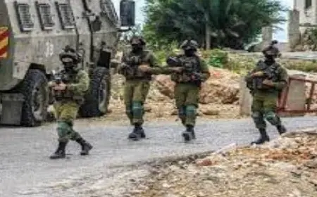 الاحتلال الإسرائيلي يقتحم وسط مدينة البيرة بالضفة الغربية