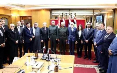 وزير الدفاع يلتقي أعضاء لجنة الدفاع والأمن القومي بمجلس الشيوخ