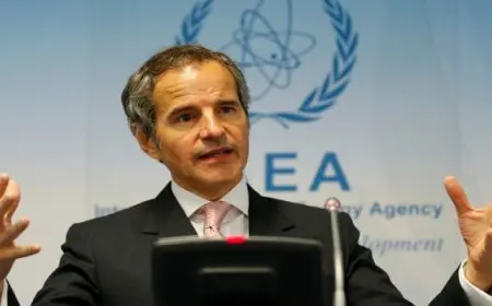 جروسي: الوكالة الدولية للطاقة الذرية لن توقف مهمتها في محطة زابوروجيا بعد حادثة الطائرات بدون طيار