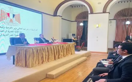 في مُستهل زيارته إلى بكين.. وزير الخارجية يلتقي رموز الجالية المصرية في الصين