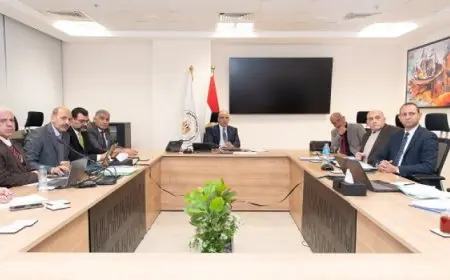 وزير الري يبحث موقف أعمال تطوير منظومة الري والصرف بواحة سيوة