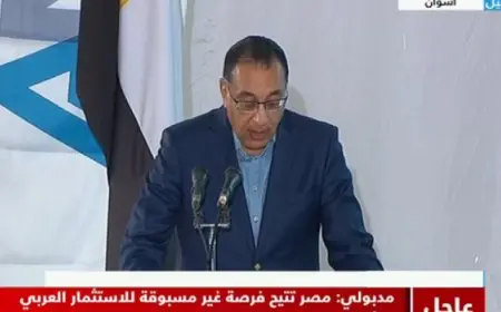 بال وال.. مدبولي: محطة أبيدوس 1 للطاقة الشمسية خطوة محورية بمسيرة مصر نحو استخدام الطاقة المتجددة