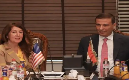 وزير الزراعة يبحث مع سفيرة أمريكا بالقاهرة العلاقات الزراعية الثنائية بين البلدين