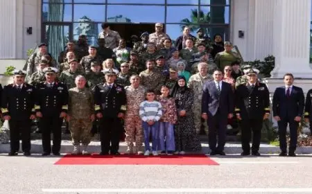 القوات المسلحة تنظم زيارة للملحقين العسكريين المعتمدين بمصر إلى قيادة القوات البحرية