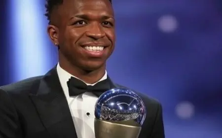 فينيسيوس جونيور يتوج بجائزة “ذا بيست” كأفضل لاعب في العالم لعام 2024
