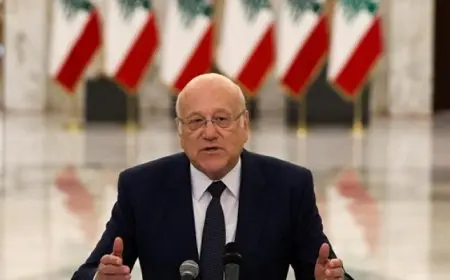 ميقاتى: لبنان يشهد هجرة جديدة من سوريا للبقاع