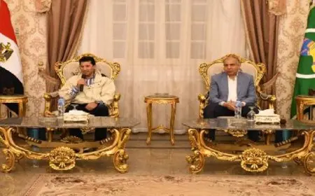 وزير الرياضة يلتقي أعضاء مجلسي النواب والشيوخ بالمنيا