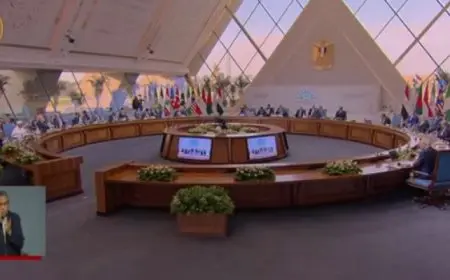 الرئيس السيسي يترأس الجلسة الخاصة بالأوضاع في فلسطين ولبنان ضمن قمة “الدول الثماني النامية”