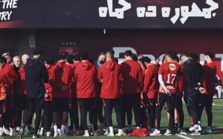 تعديل موعد مران الأهلي قبل مواجهة شباب بلوزداد بدوري الأبطال
