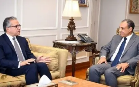 وزير الخارجية والهجرة يستقبل المرشح المصري لمنصب مدير عام منظمة اليونسكو