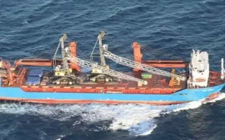  غرق سفينة شحن روسية في البحر المتوسط وفقدان فردين من طاقمها