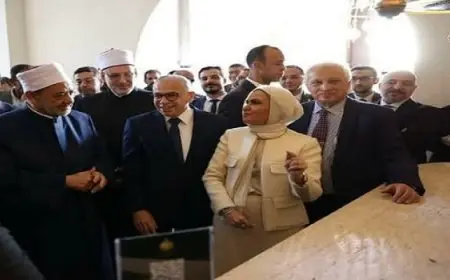 شيخ الأزهر يتفقَّد المقر الرئيس لـبيت الزكاة والصدقات بحضوروزير الأوقاف
