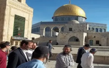 عشرات المستوطنين يقتحمون الأقصى بحماية شرطة الاحتلال الإسرائيلي