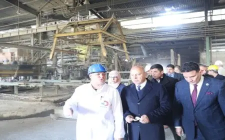 بال .. كامل الوزير يتفقد سير العمل وخطوط الإنتاج بشركة النصر للمسبوكات