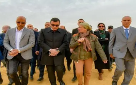 وزيرا الإسكان والبيئة يتفقدان موقع مشروع تدوير مخلفات البناء والهدم ونواتج الحفر بمدينة القاهرة الجديدة
