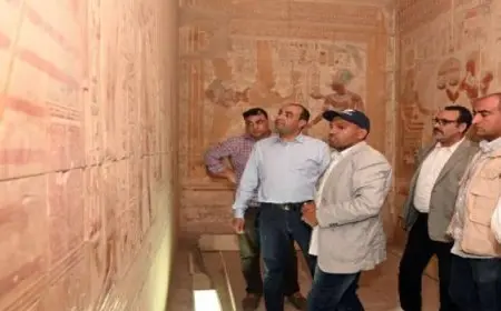 أمين عام “الأعلى للآثار”يتفقد منطقة أبيدوس والمعابد الأثرية في سوهاج