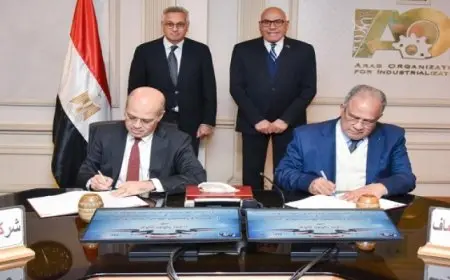 شراكة بين الهيئة العربية للتصنيع والشركة الوطنية المصرية لصناعات السكك الحديدية “نيريك”