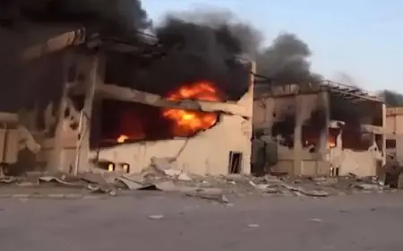 ضربة جوية أمريكية بريطانية تستهدف العاصمة اليمنية صنعاء