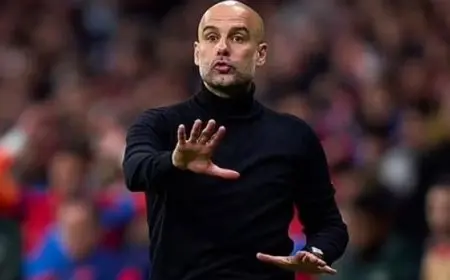 جوارديولا يعلن غياب جريليش ووكر عن مباراة ليستر سيتي غداً في الدوري