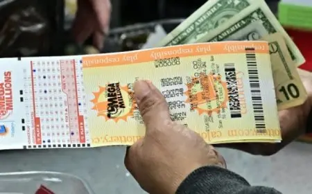 محظوظ بكاليفورنيا يفوز بجائزة يانصيب قيمتها 1.22 مليار دولار