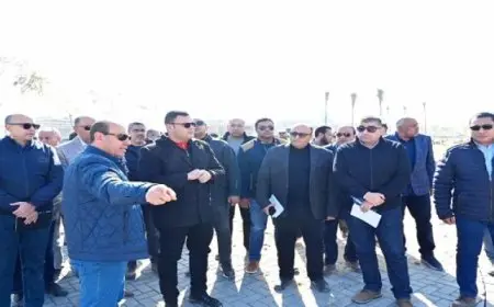 وزير الإسكان يتفقد مشروع “حديقة تلال الفسطاط “