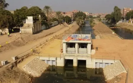 وزير الري يتابع الموقف التنفيذي لمشروع إنشاء مجموعة قناطر ديروط الجديدة بنسبة تنفيذ ٦٠%