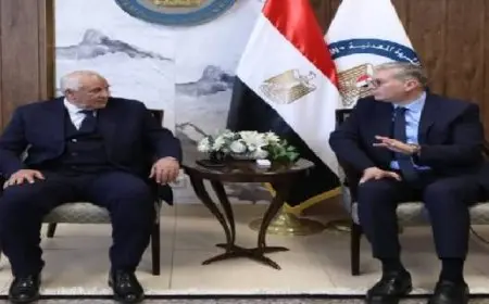 وزير البترول يبحث مع محافظ الوادي الجديد استغلال الخامات التعدينية والفوسفات بالمحافظة