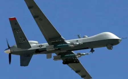 الحوثيون يعلنون إسقاط مسيرة أمريكية بأجواء مأرب