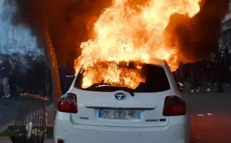 فرنسا: إضرام النار في 984 سيارة خلال احتفالات رأس السنة