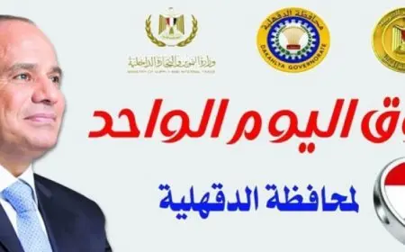 محافظ الدقهلية يفتتح “سوق اليوم الواحد” بتخفيضات تصل لـ 30%