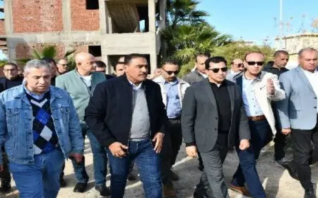 وزير الشباب والرياضة ومحافظ مطروح يتفقدان مركز تدريب الكشافة البحرية