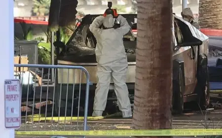 محاولة انتحار .. وراء انفجار تسلا خارج فندق ترامب