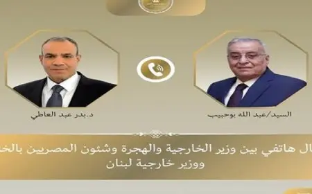 وزير الخارجية يؤكد أهمية بذل جهود حثيثة مع الأطراف الوطنية اللبنانية الفاعلة لإنهاء الشغور الرئاسي بلبنان