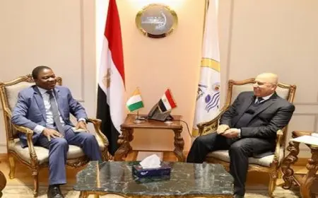 وزير الصناعة يبحث مع سفير كوت ديفوار بالقاهرة زيادة حجم التبادل التجاري