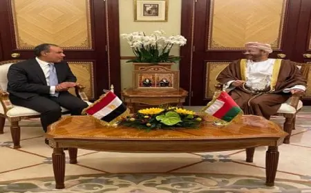 وزير الخارجية يؤكد لنظيره العماني الأهمية التي توليها مصر لتطوير وتعزيز علاقاتها مع سلطنة عُمان