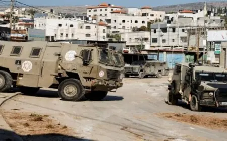 إصابة جندي إسرائيلي شرقي نابلس ..وانسحاب القوات من مخيم الفارعة بالضفة