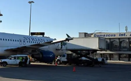استئناف الرحلات الدولية من وإلى مطار دمشق لأول مرة منذ سقوط الأسد