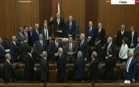 جوزيف عون يؤدي اليمين الدستورية رئيسا للبنان أمام مجلس النواب