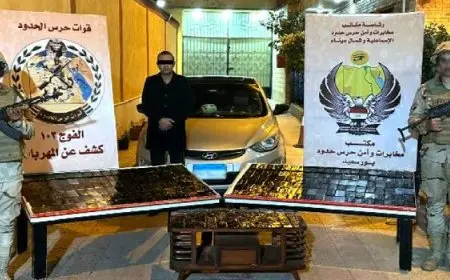 نشاط مكثف لقوات حرس الحدود على كافة الإتجاهات الإستراتيجية للدولة